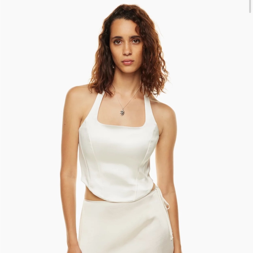Aritzia Wilfred New Dusk Bustier NWT in light birch size XS